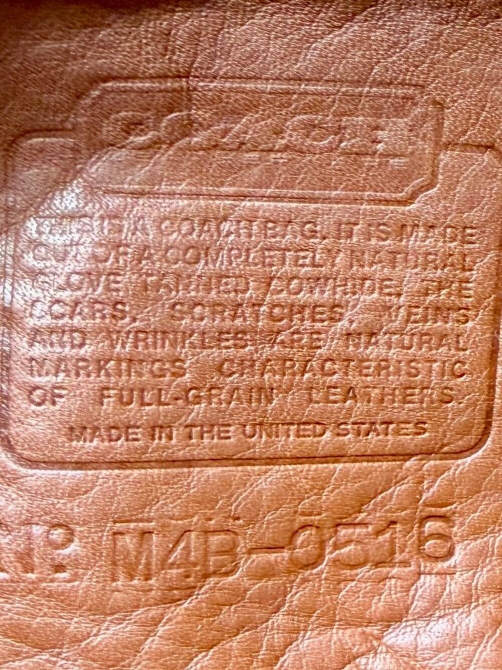 Coach Vintage British Tan Leather S-XS Double Pocket Turnlock Waist Pack 0516 - Picture 9 of 10